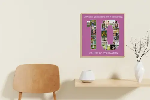 Fotocollage '10' - Personalisierbare Fotomontage