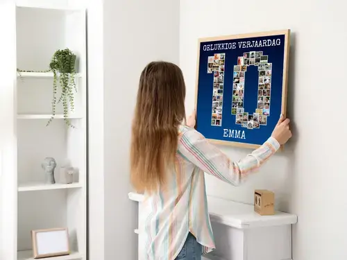 Fotocollage '10' - Personalisierbare Fotomontage