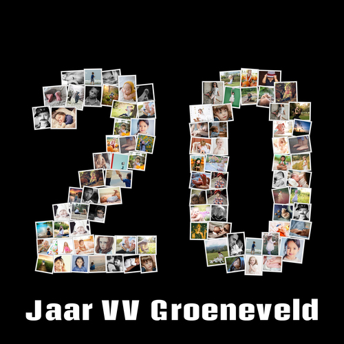 Maak een unieke 20-jarige collage cadeau met jouw foto's! Perfect voor elke gelegenheid!