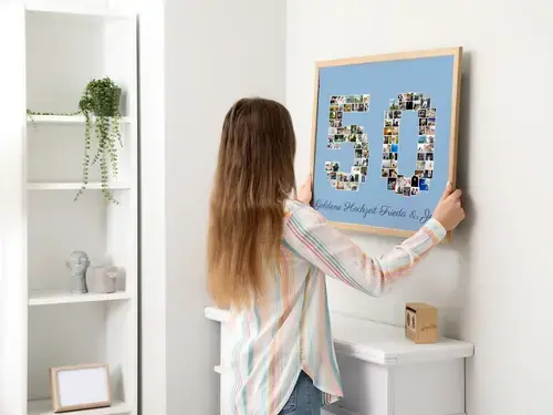 Fotocollage Zahl Design - individuell anpassbar