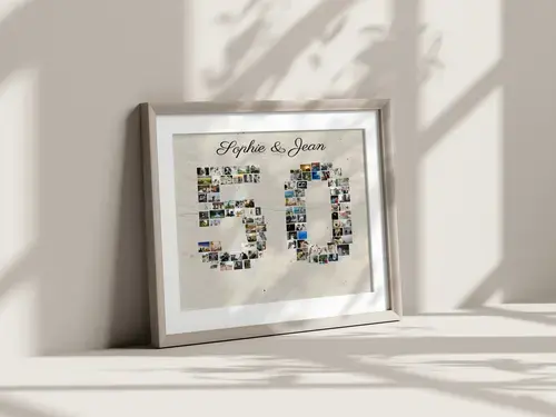 Collage Photos en Chiffre 50