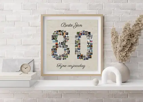 Fotocollage 80 Jaar Persoonlijke Aanpassing