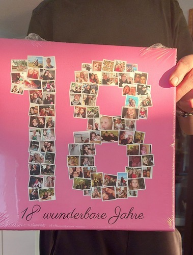 Klantfoto van Anna voor beoordeling Afdruk Fotocollage Canvas 30x30cm