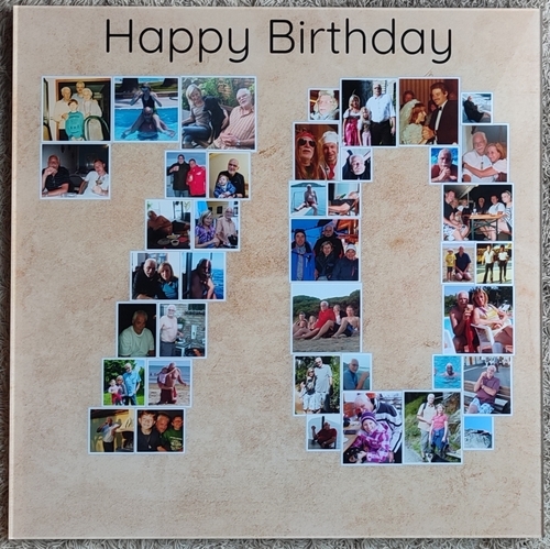 Klantfoto van Christian voor beoordeling Afdruk Fotocollage Acryl 60x60cm
