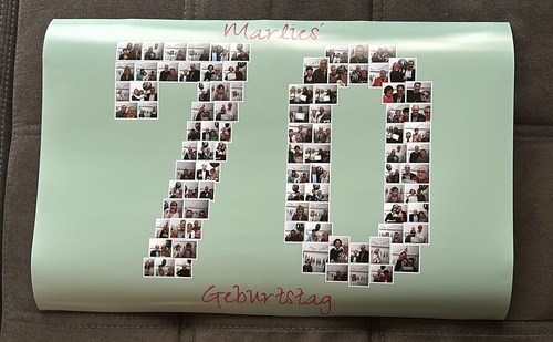 Klantfoto van Jennifer voor beoordeling Afdruk Fotocollage Poster 60x40cm