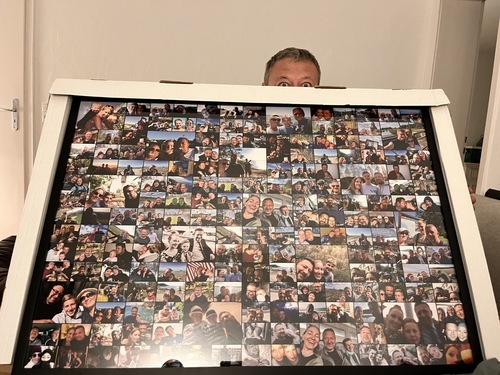 Kundenfoto von Katrin für Bewertung Druck Fotocollage Poster gerahmt (holz, schwarz) 100x70cm