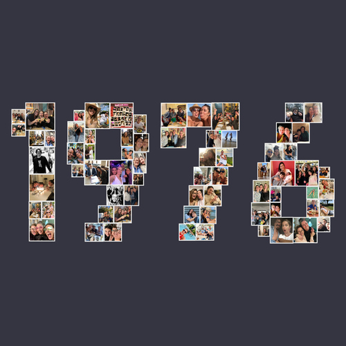 Klantfoto van peggy voor beoordeling Fotocollage als download