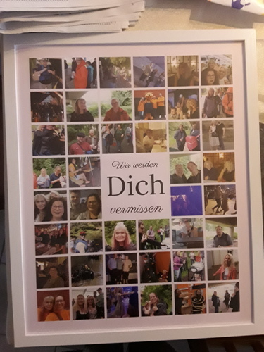 Klantfoto van Sonja voor beoordeling Afdruk Fotocollage Poster 40x50cm