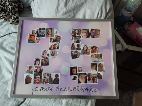 Photo du client Sophie pour l'évaluation Impression Photocollage Affiche 50x40cm