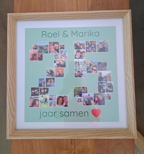 Klantfoto van Susan voor beoordeling Afdruk Fotocollage Poster 30x30cm
