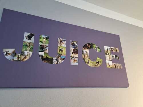 Klantfoto van Ulrike voor beoordeling Afdruk Fotocollage Canvas 100x50cm